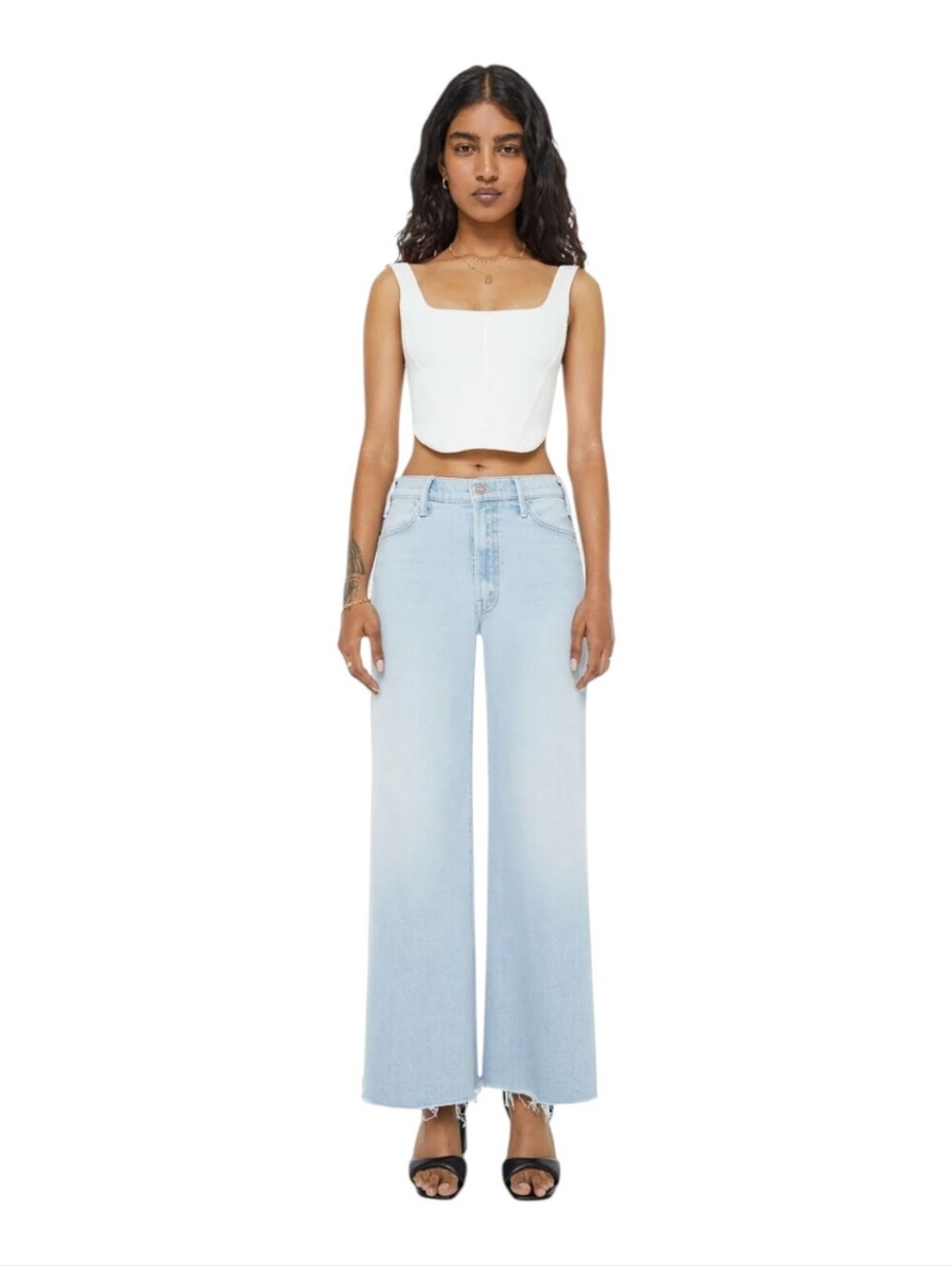 Mother The Lil Hustler Roller Skimp Fray Bring The Cooler NWT $268 Sz 27 PETITE